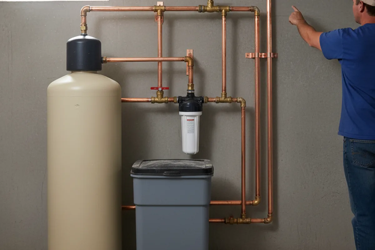 Whole-house water treatment system installed in Hardy